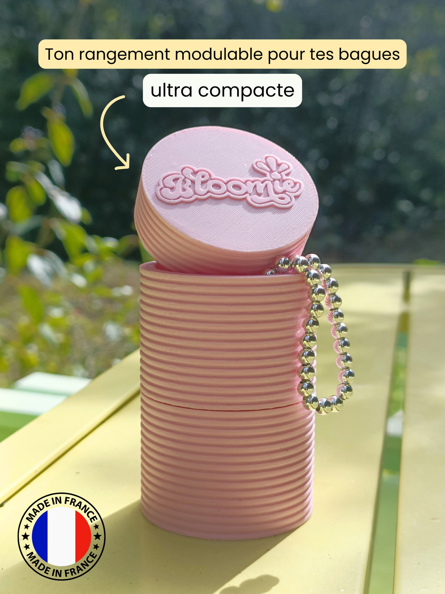 Bloomie – Boîte à bagues modulable