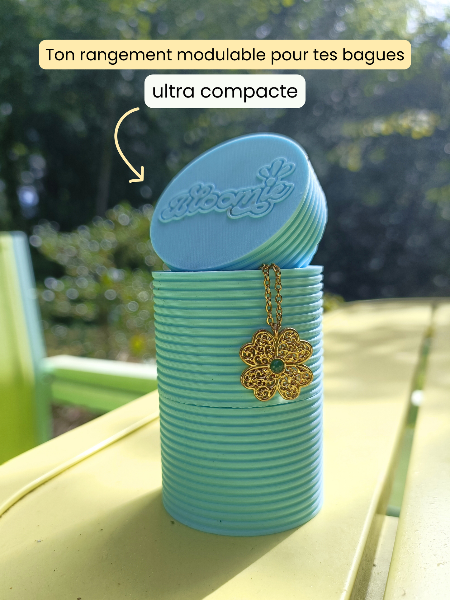 Bloomie – Boîte à bagues modulable