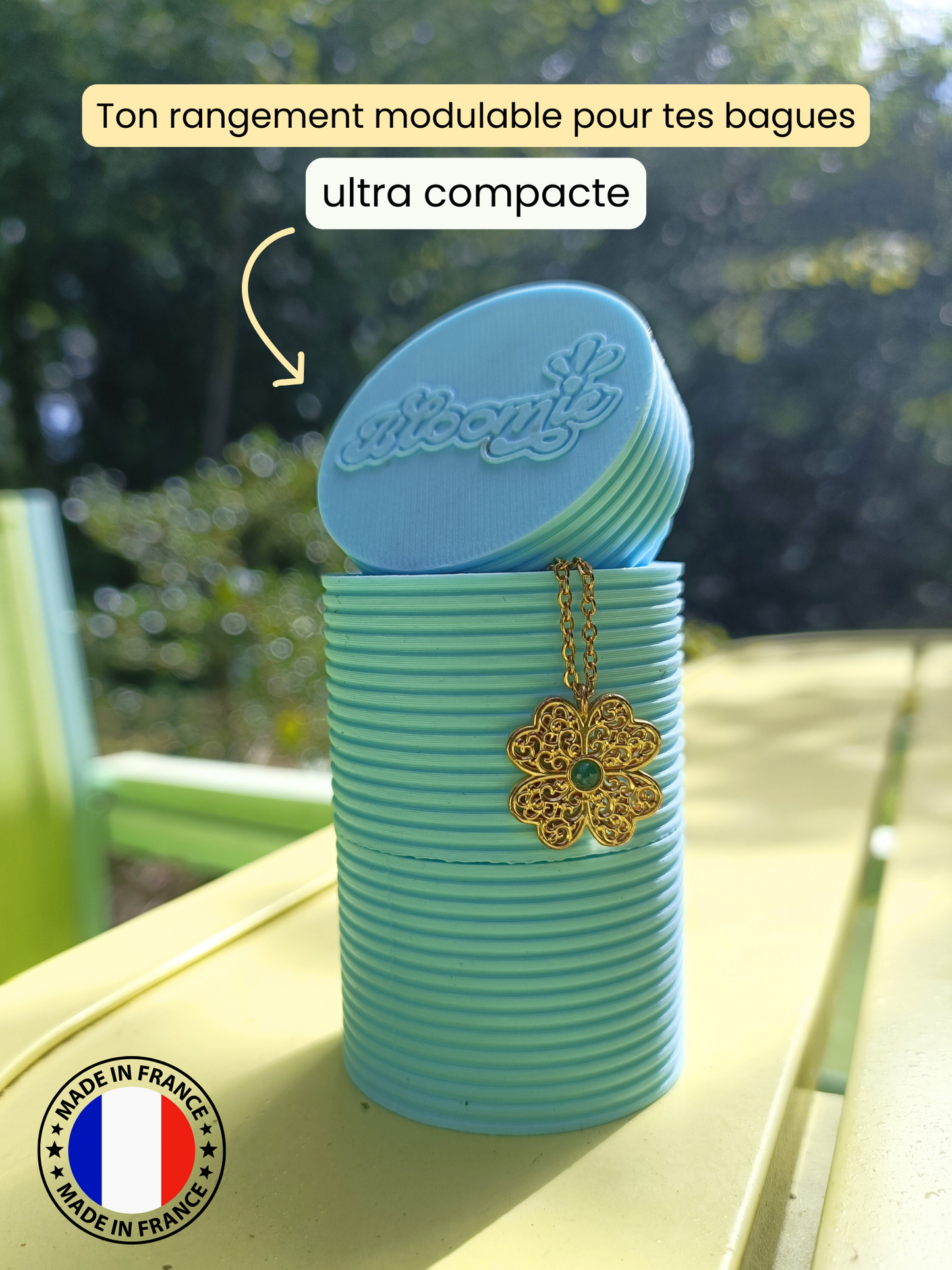 Bloomie – Boîte à bagues modulable