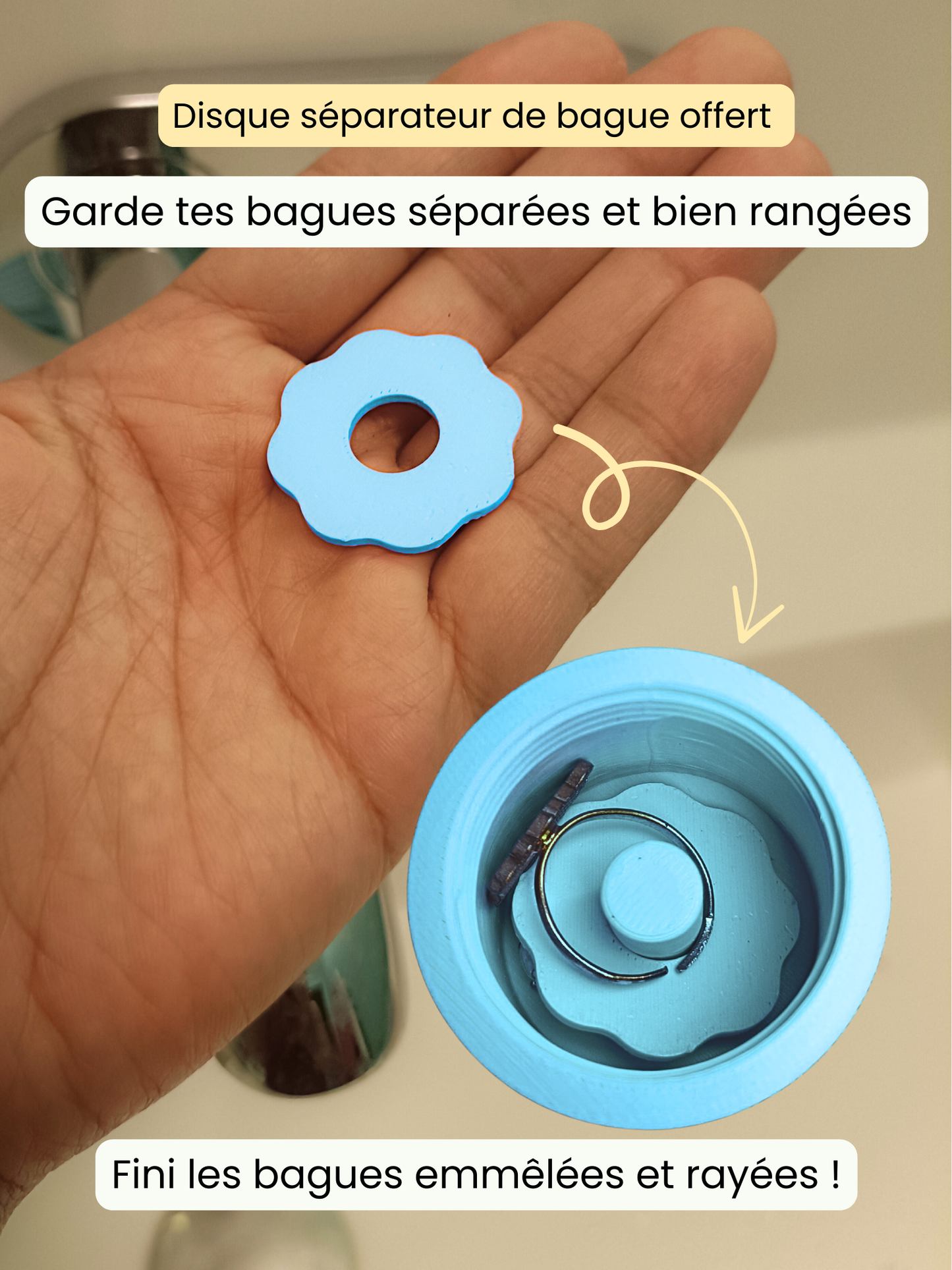 Bloomie – Boîte à bagues modulable