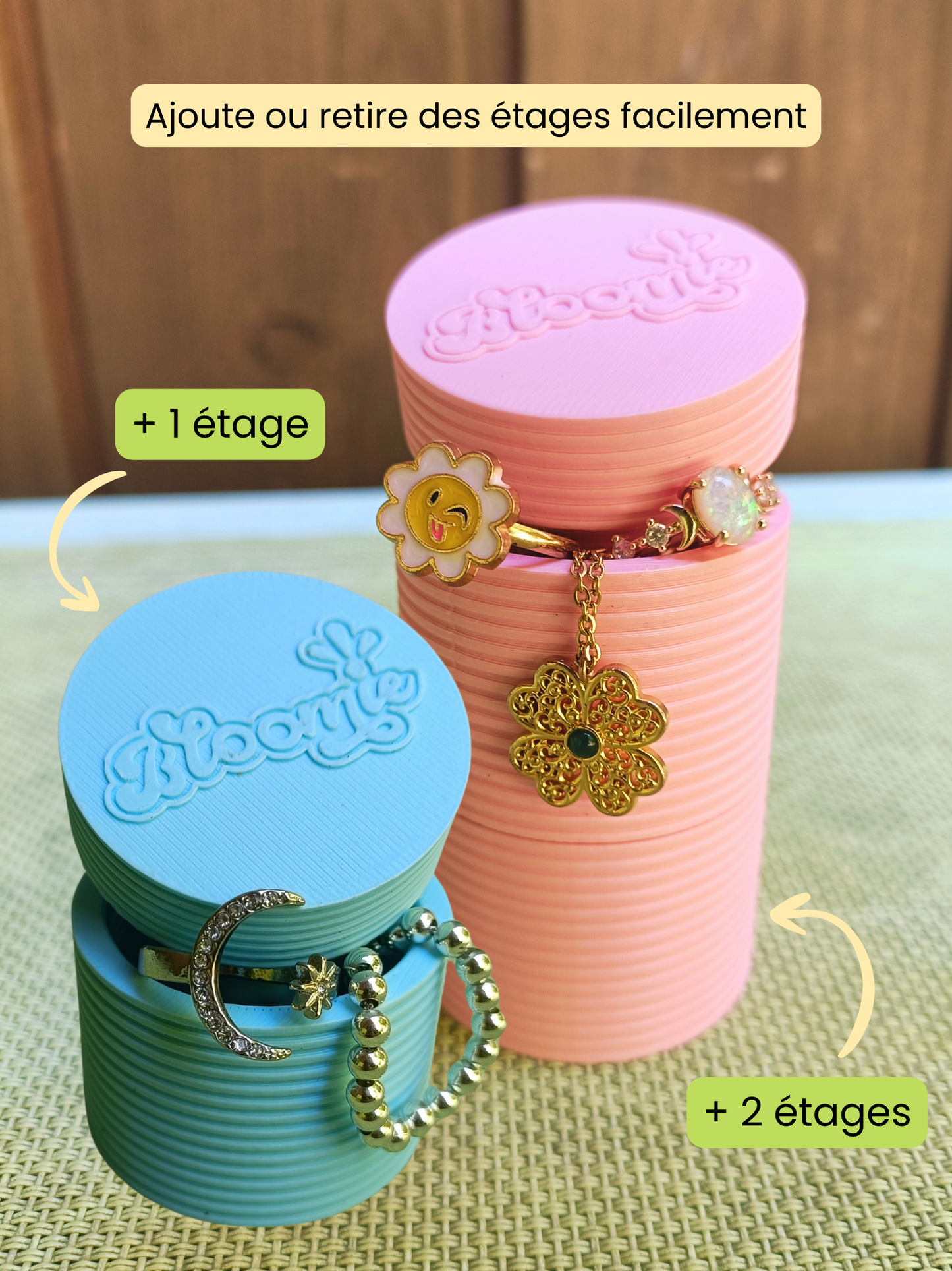 Bloomie – Boîte à bagues modulable