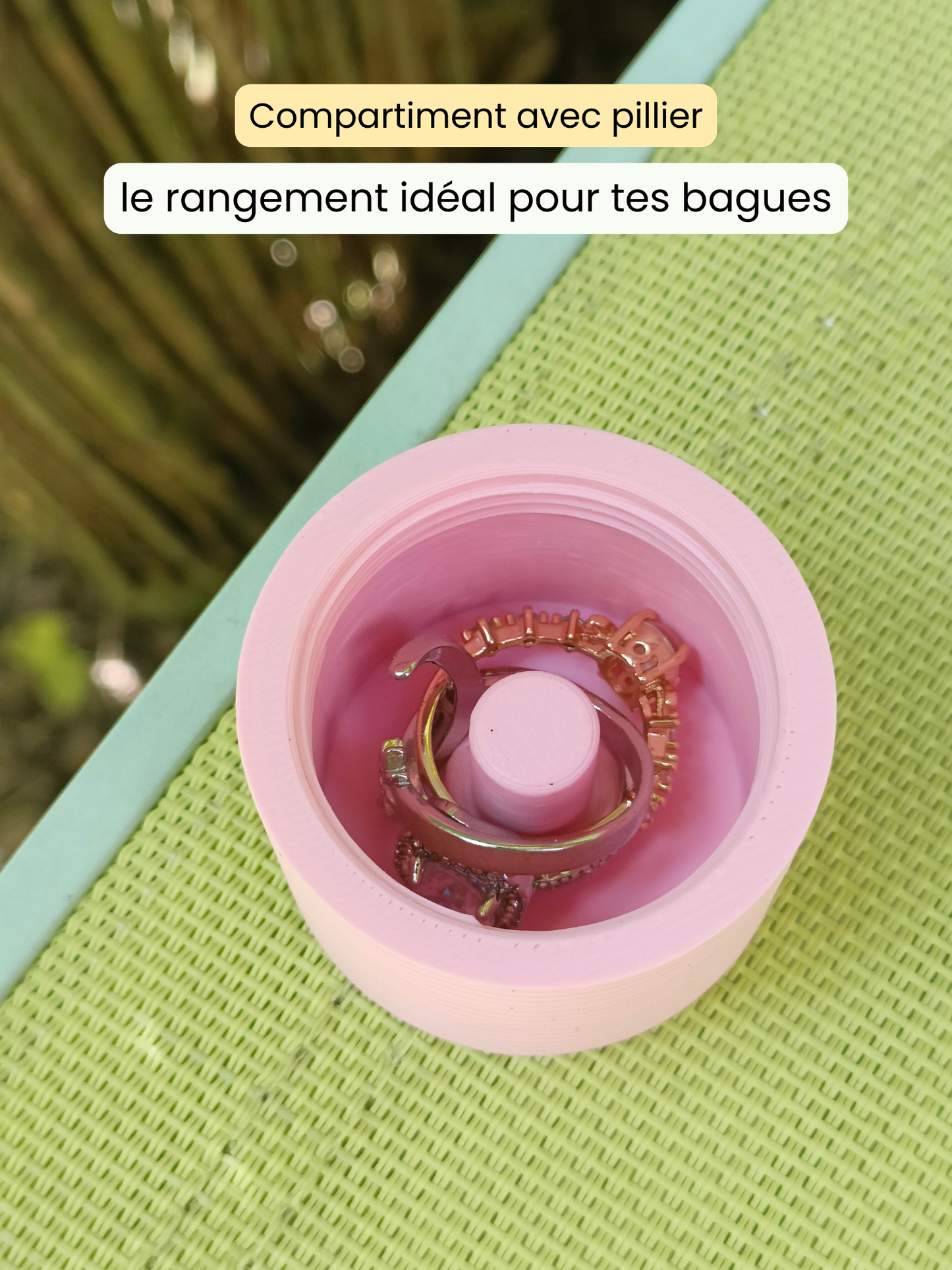 Compartiment à bagues modulable & personnalisable