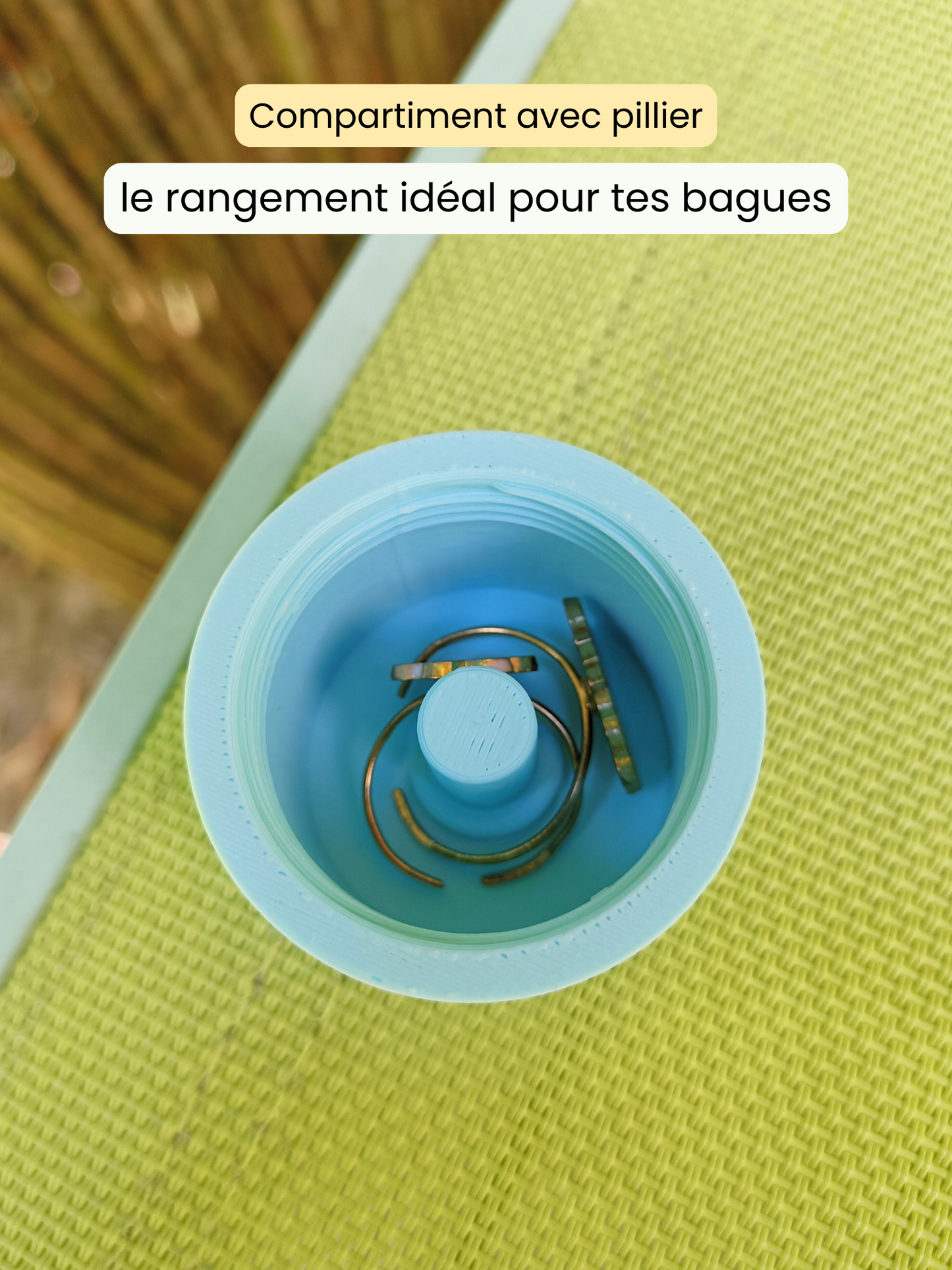 Compartiment à bagues modulable & personnalisable