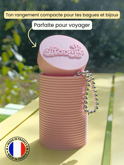 Bloomie Ring Tower — Boîte à bagues & bijoux modulable compacte