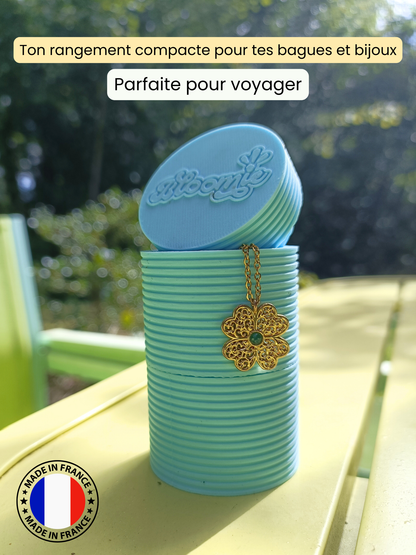 Bloomie Ring Tower — Boîte à bagues & bijoux modulable compacte