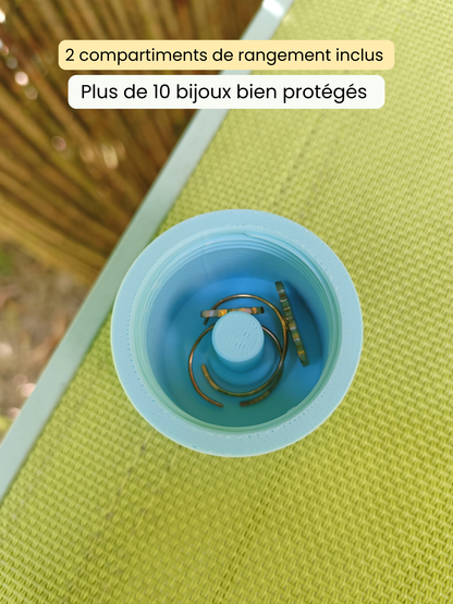 Bloomie Ring Tower — Boîte à bagues & bijoux modulable compacte